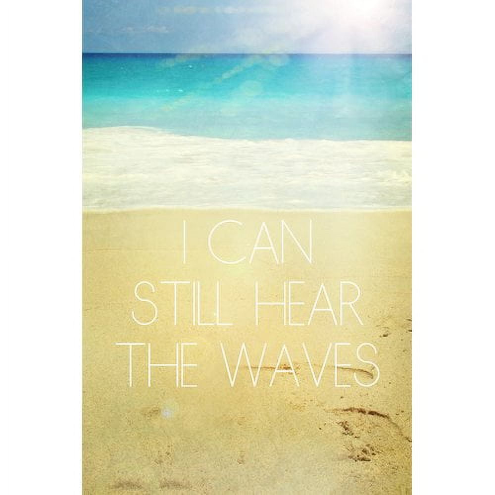 Marmont Hill "I Can Still Hear the Waves" Sylvia Cook Painting Print on Canvas