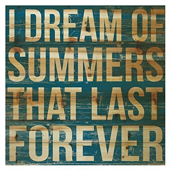 Marmont Hill "I Dream of Summers II" Painting Print on Natural Pine Wood