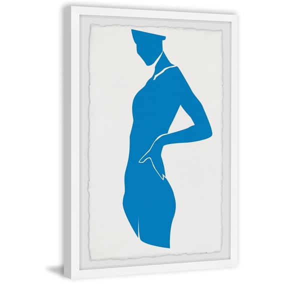 Marmont Hill I Feel Blue Framed Painting Print