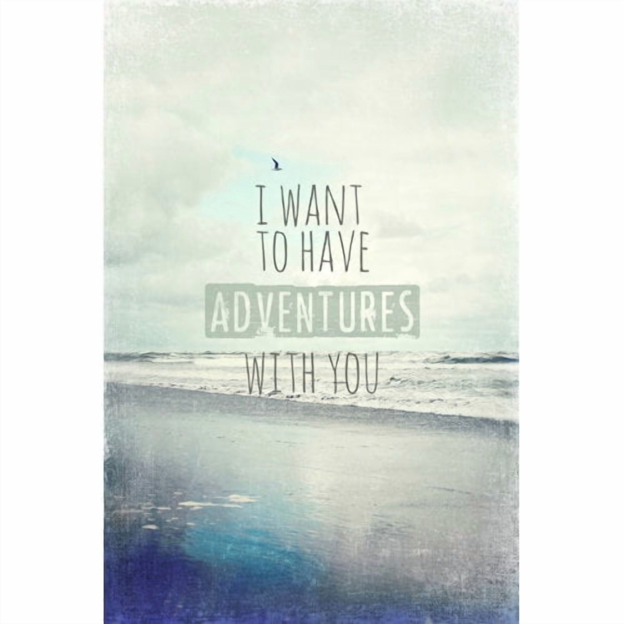 Marmont Hill 'I Want To Have Adventures With You' by Sylvia Cook Painting Print on Wrapped Canvas