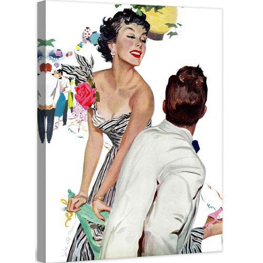 Marmont Hill "I Want a Man" by Joe de Mers Painting Print on Canvas
