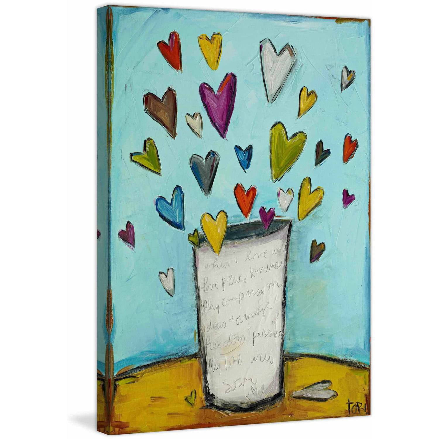 Marmont Hill "I Will Soar" by Tori Campisi Painting Print on Canvas