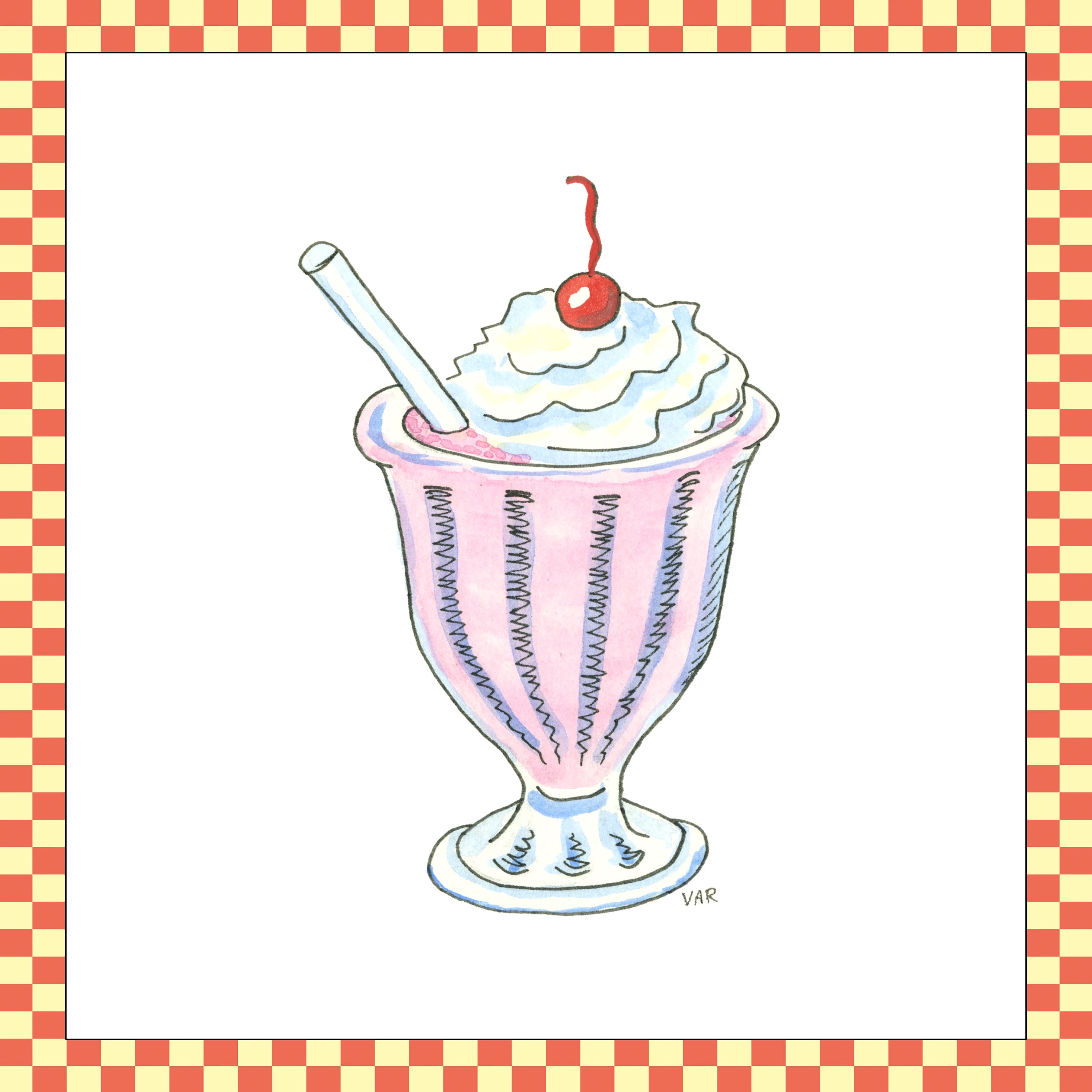 Marmont Hill Ice Cream Parlor II Canvas Wall Art