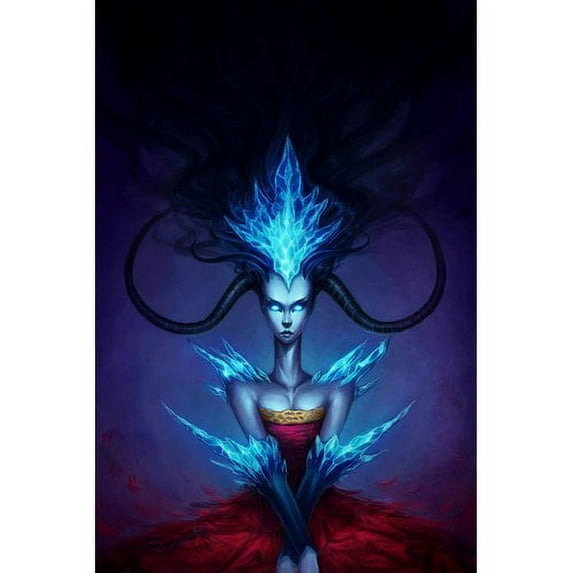 Marmont Hill "Ice Queen" Painting Print on Canvas