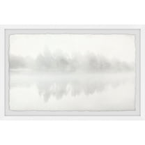 Marmont Hill Icy Reflections Framed Wall Art, 1.50" x 12.00"