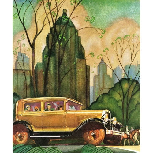 Marmont Hill "In the City" Painting Print on Canvas