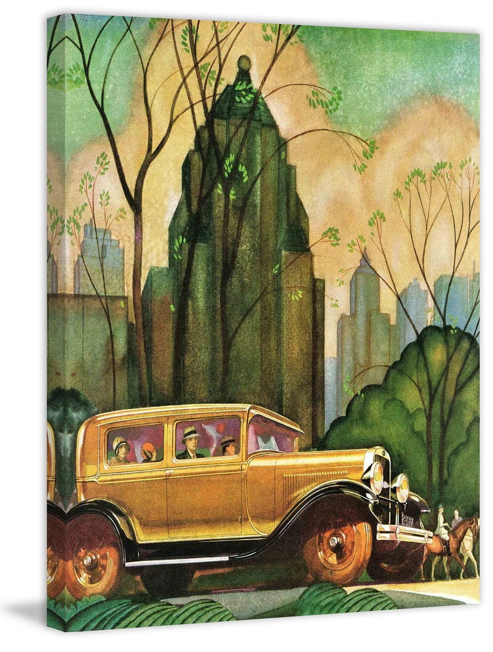Marmont Hill "In the City" Painting Print on Canvas