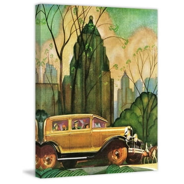Marmont Hill "In the City" Painting Print on Canvas