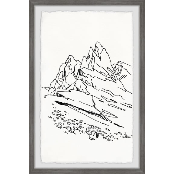 Marmont Hill Inc. 'Conquer the Peak' Framed Painting Print 16 x 24