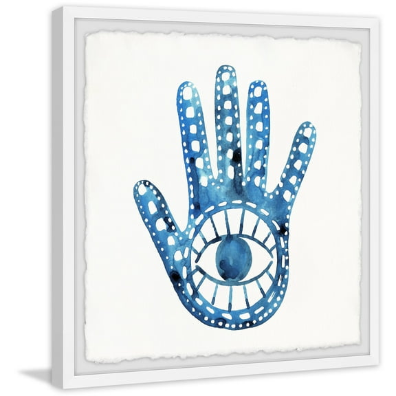 Marmont Hill Inc. 'Hands Off' Framed Painting Print 18 x 18