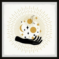 Marmont Hill Inc. 'Holding the Universe' Framed Painting Print 12 x 12