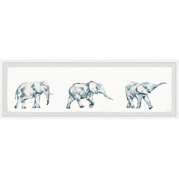 Marmont Hill Inc. 'Let's Go On an Adventure' Framed Painting Print 30 x 10