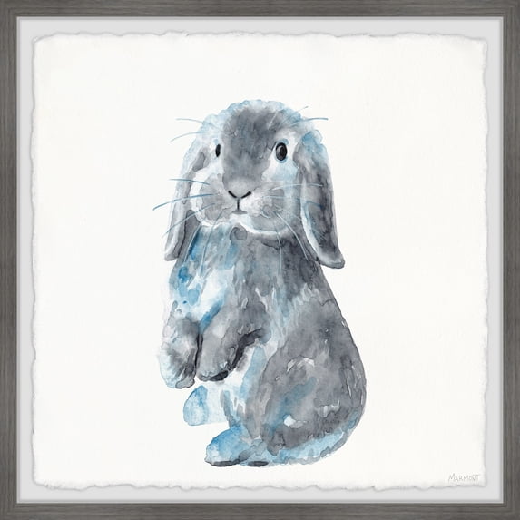 Marmont Hill Lop-Eared Rabbit Framed Painting Print