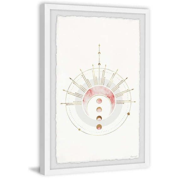 Marmont Hill Inc. 'Moon Lined Up' Framed Painting Print 20 x 30