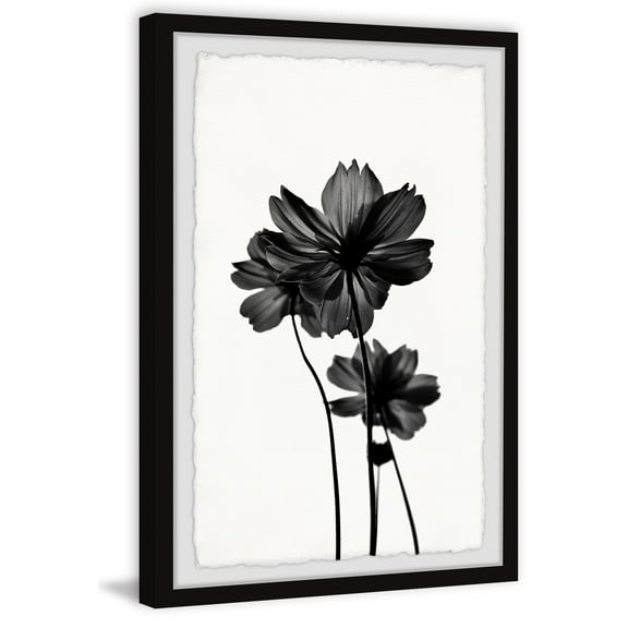 Marmont Hill Reflective Petals Framed Painting Print