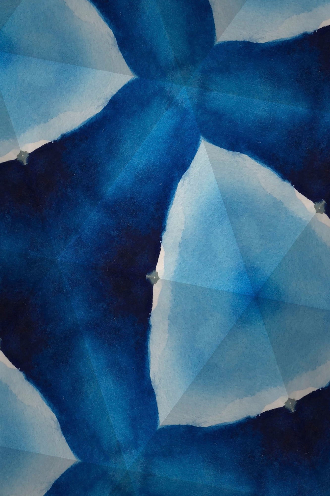 Marmont Hill "Indigo Daydream VIII" Painting Print on Wrapped Canvas