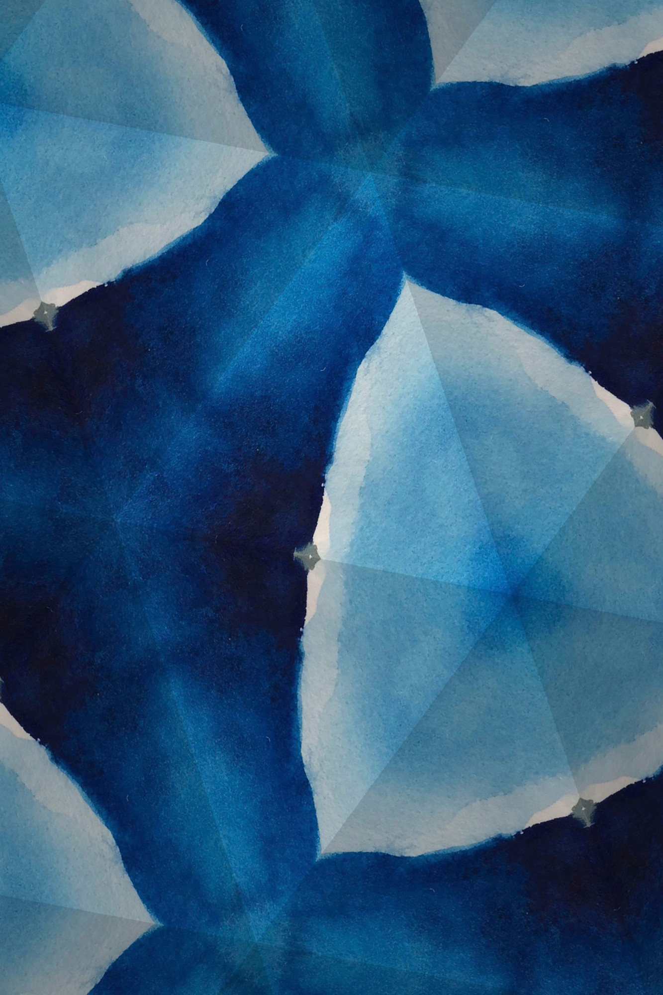 Marmont Hill "Indigo Daydream VIII" Painting Print on Wrapped Canvas
