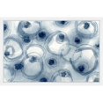 thumbnail image 1 of Marmont Hill "Indigo Ovals" by Nikki Galapon Framed Painting Print, 1 of 5