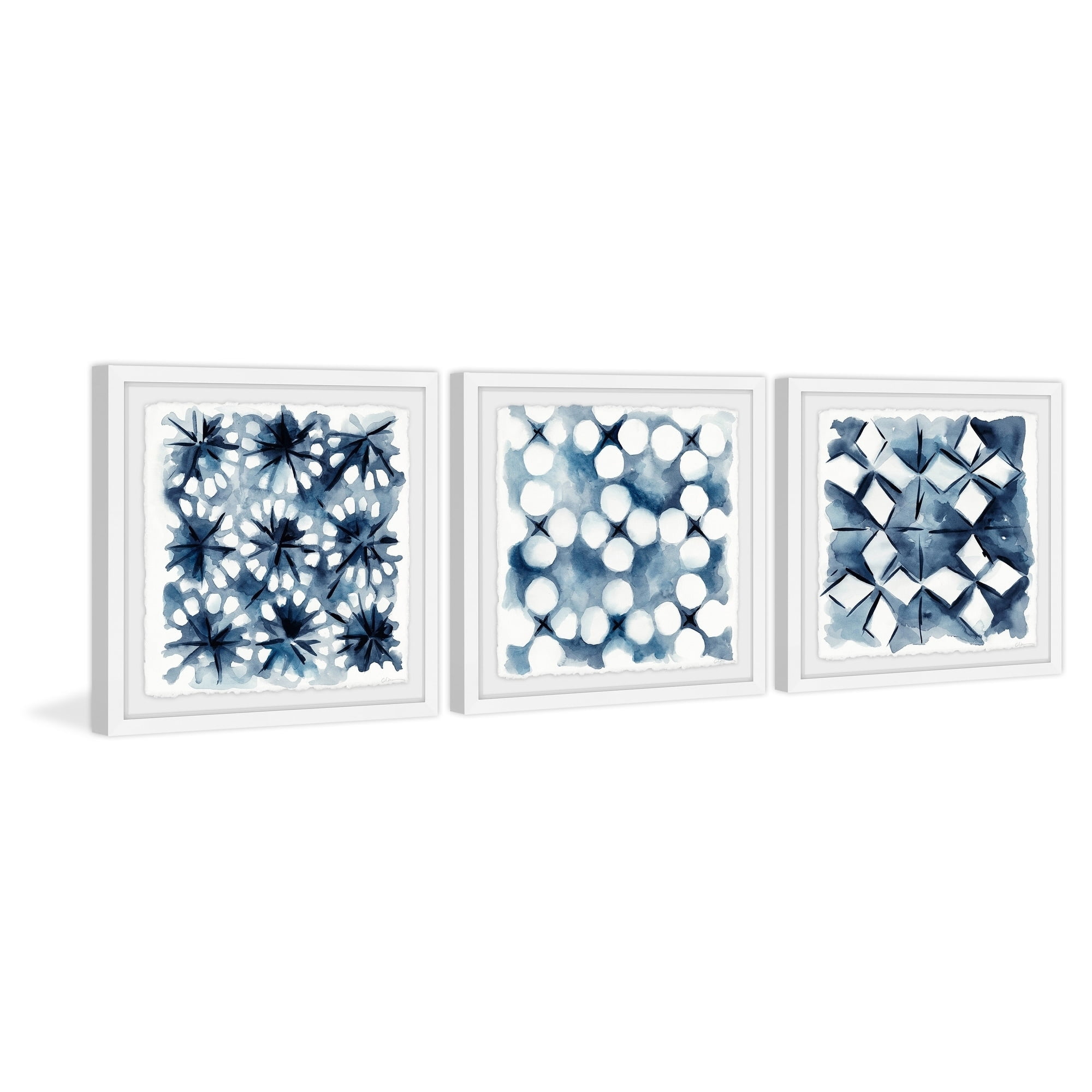 Marmont Hill Indigo Study VIII Triptych