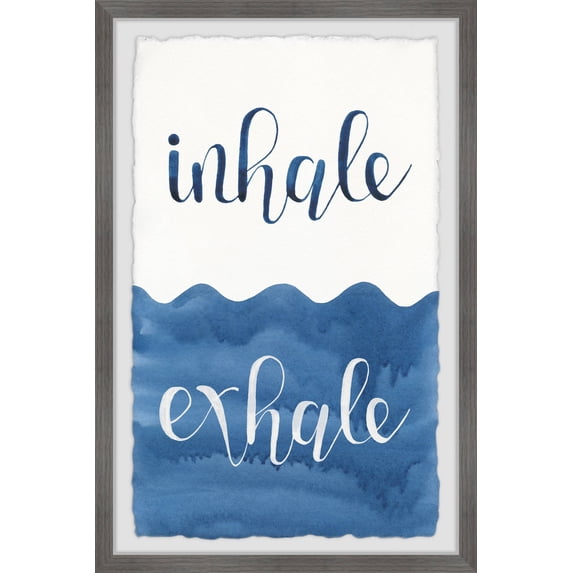 Marmont Hill Inhale Exhale II Framed Wall Art