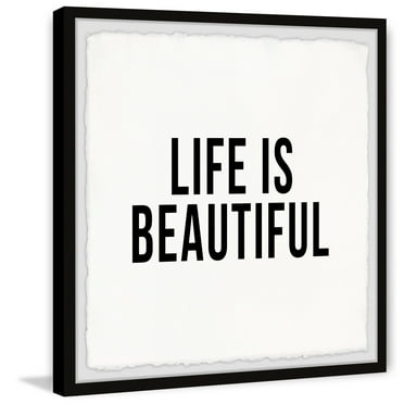 Marmont Hill It Is Beautiful Framed Wall Art