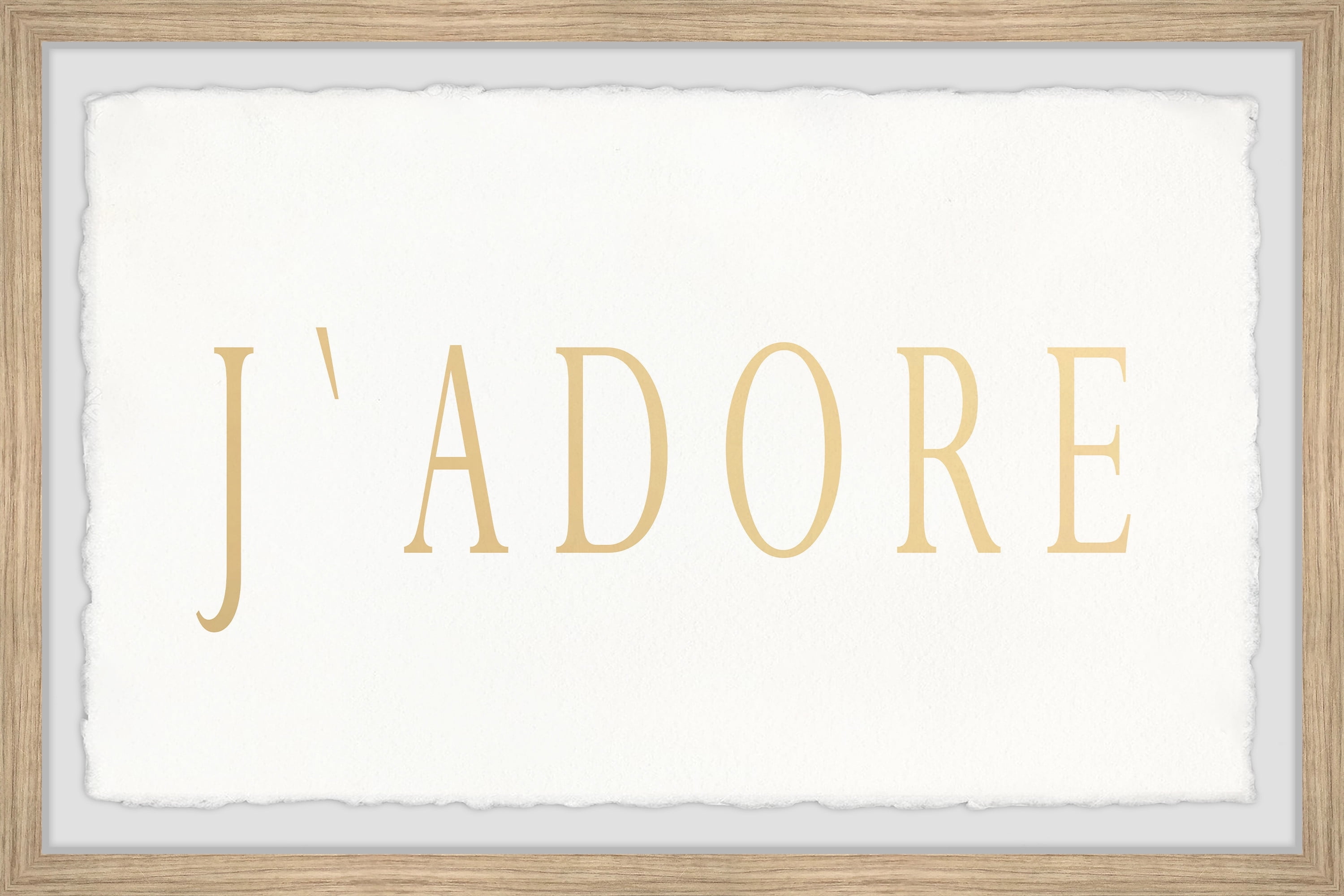 Marmont Hill J'Adore Framed Wall Art