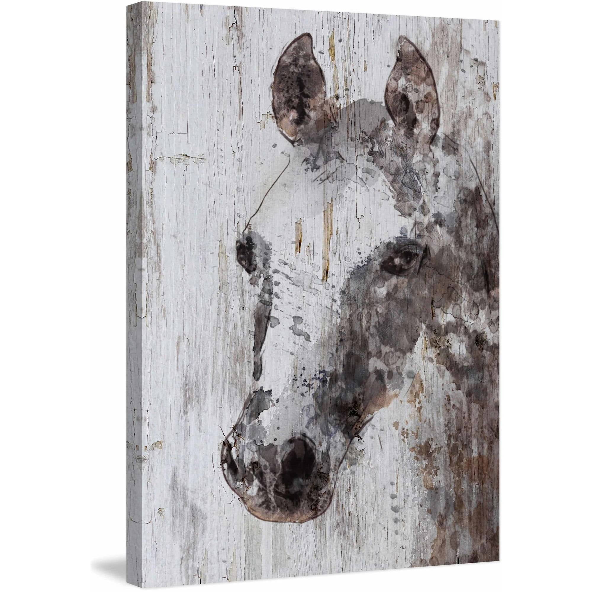 Marmont Hill "Jack Horse" by Irena Orlov Painting Print on Wrapped Canvas