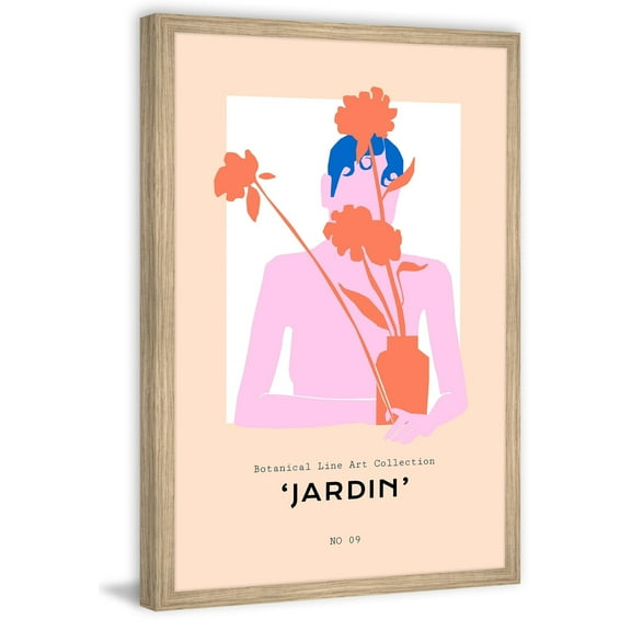 Marmont Hill Jardin No 09 Framed Painting Print
