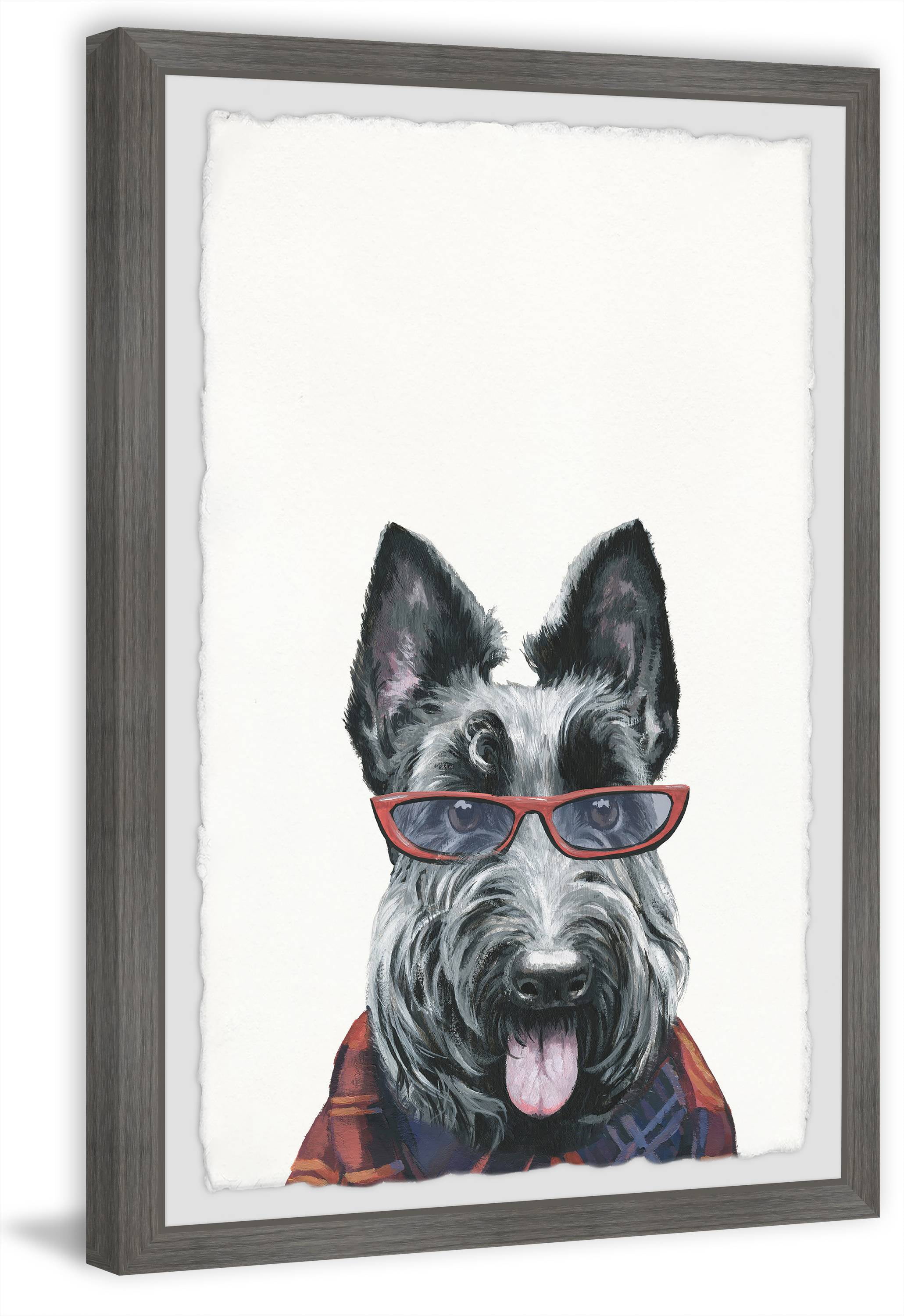 Marmont Hill "Jaunty Style" Framed Painting Art Print, 8.00" x 1.50"