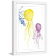 thumbnail image 1 of Marmont Hill "Jellyfish 2" by Diana Alcala Framed Painting Print, 1 of 6