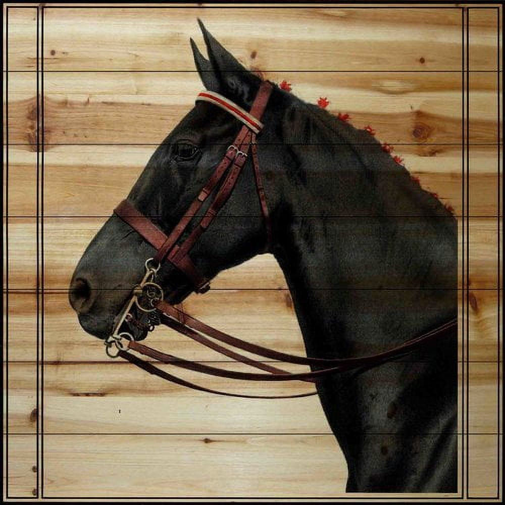 Marmont Hill "Journal Horse 2" Painting Print on Natural Pine Wood