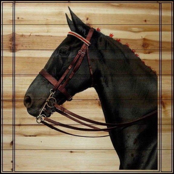 Marmont Hill "Journal Horse 2" Painting Print on Natural Pine Wood