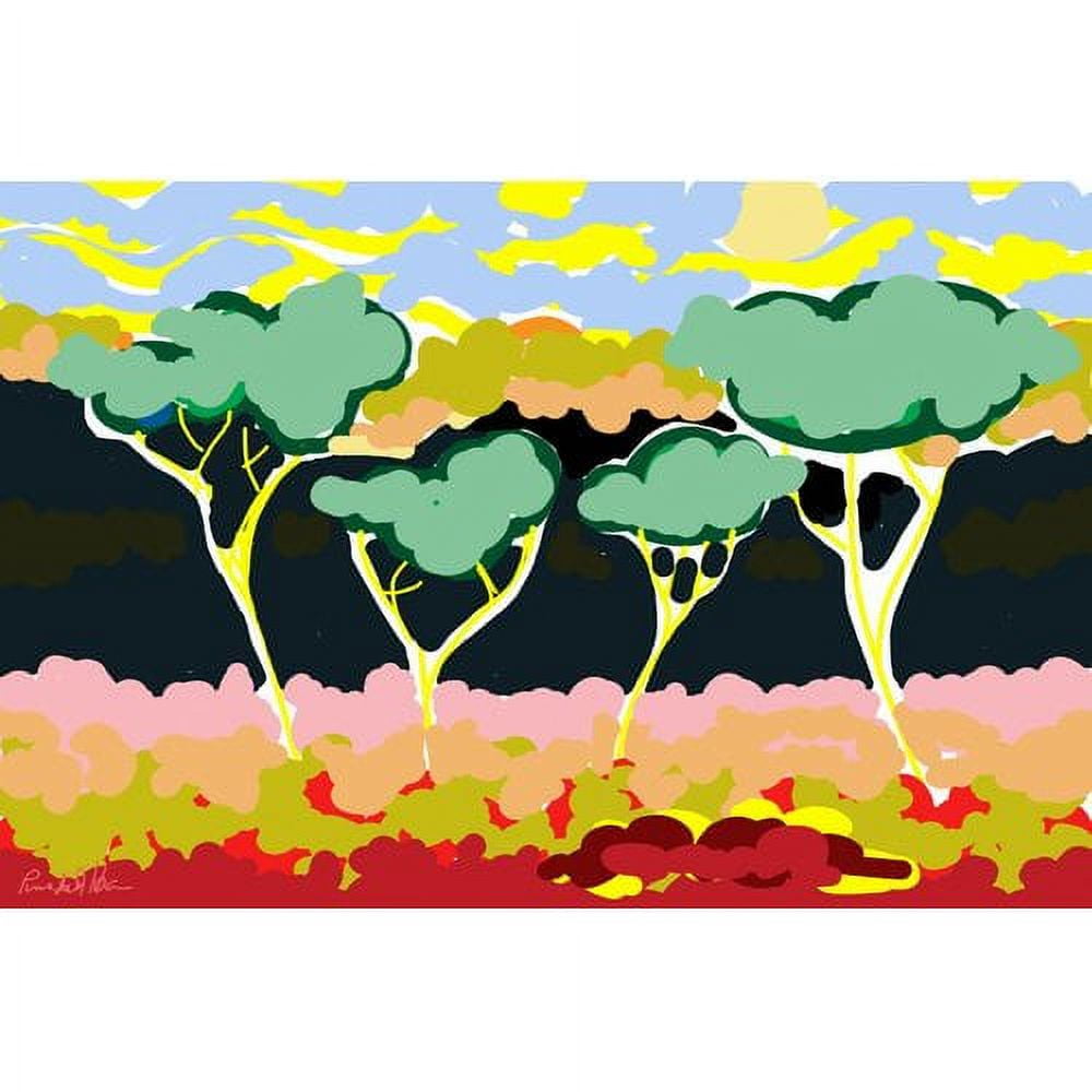 Marmont Hill "Juan Les Pins 2" by Arthur Pina Painting Print on Wrapped Canvas