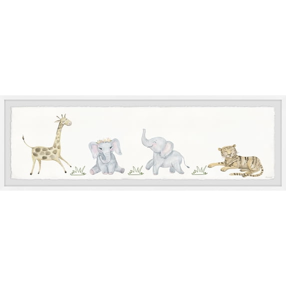 Marmont Hill Jungle Playmates Framed Painting Print
