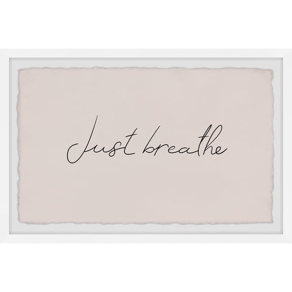 Marmont Hill Just Breathe II Framed Painting Print