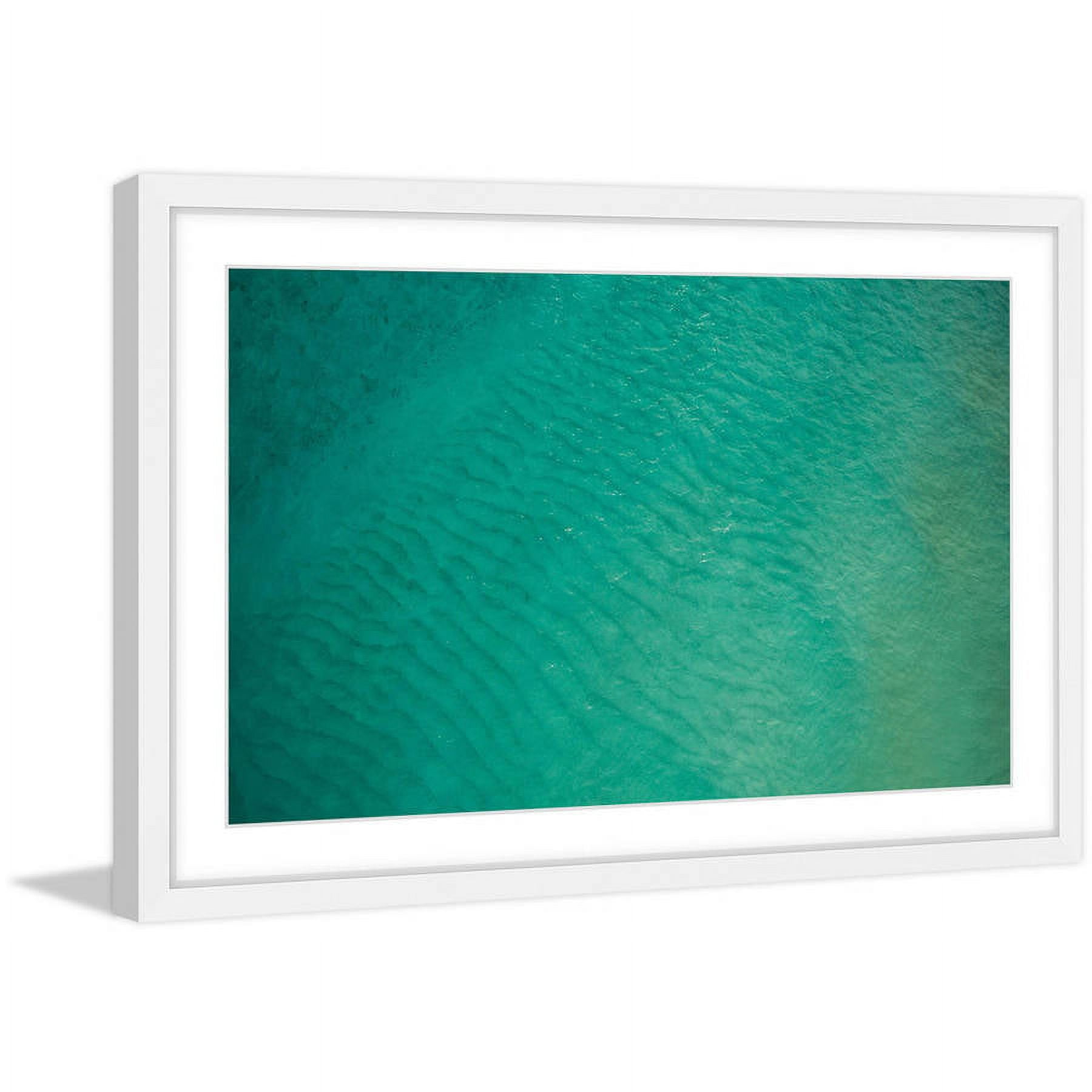 Marmont Hill "Just Ripples" by Hassan Ishan Framed Painting Print