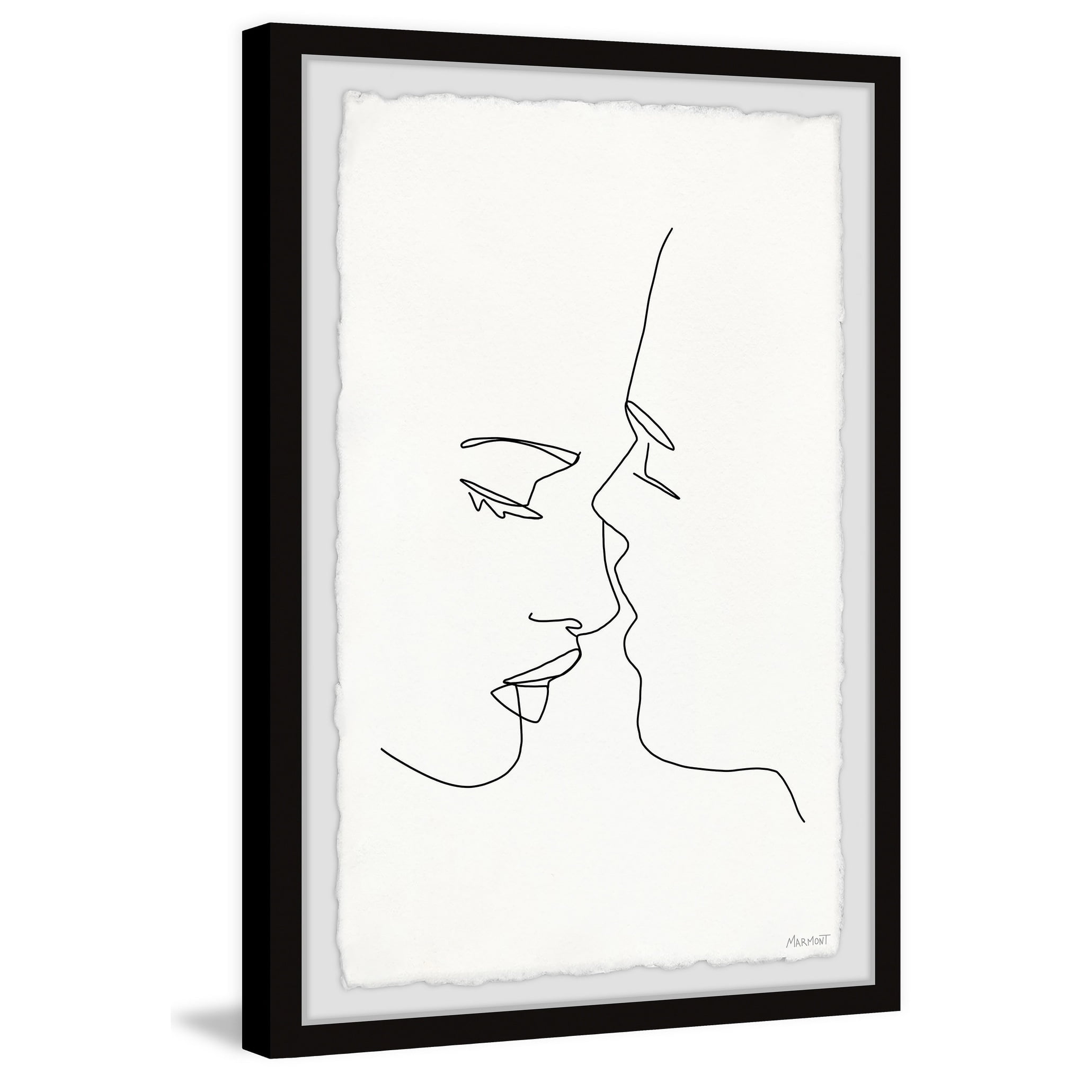 Marmont Hill Just a Kiss Framed Wall Art