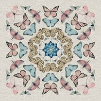 Marmont Hill Kaleidoscope Butterflies II Canvas Wall Art