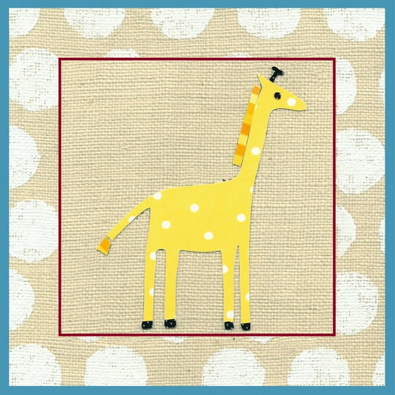 Marmont Hill Katherine’s Giraffe Canvas Wall Art