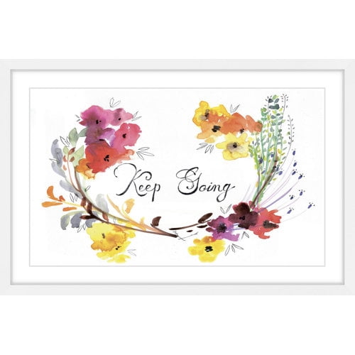 Marmont Hill "Keep Going" by Christine Lindstrom Framed Painting Print