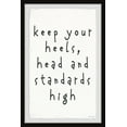 thumbnail image 1 of Marmont Hill Keep Your Heels High Framed Wall Art, 1 of 6