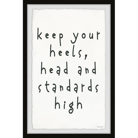 Marmont Hill Keep Your Heels High Framed Wall Art