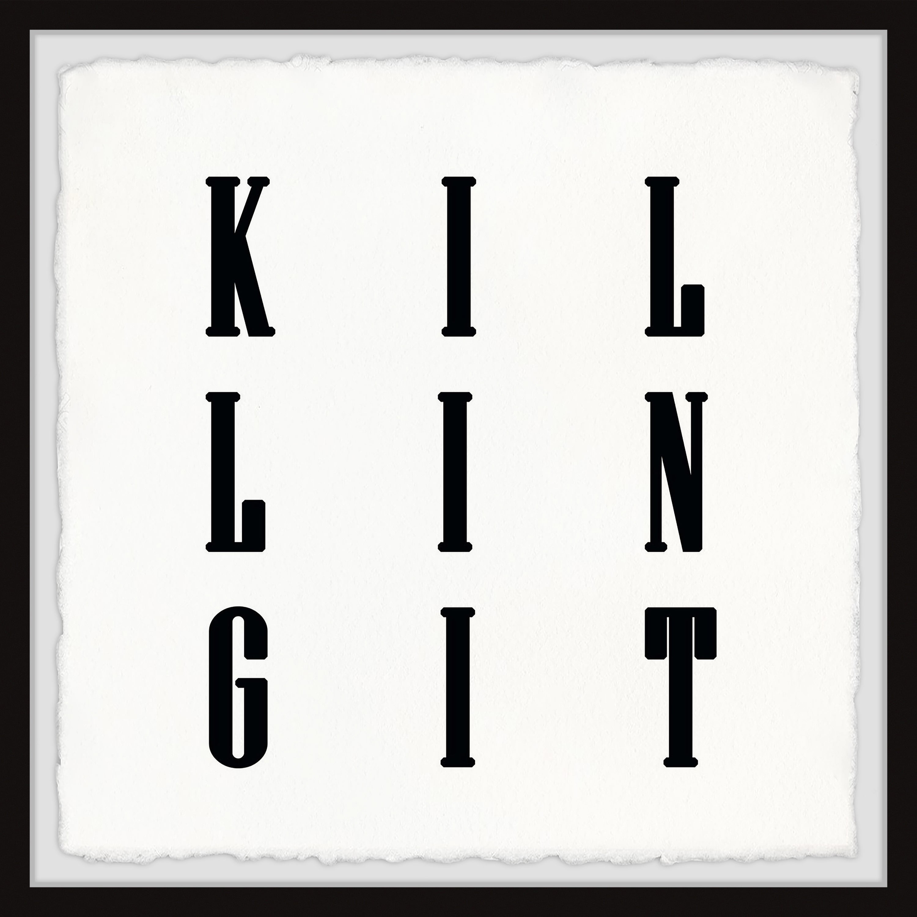 Marmont Hill Killing It! Framed Wall Art, 32.00" x 1.50"