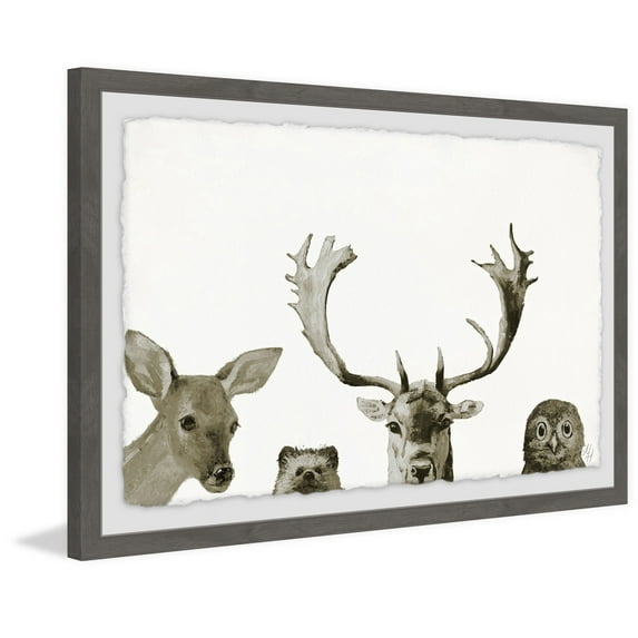 Marmont Hill Kings Of The Hallway Framed Wall Art, 36.00" x 1.50"