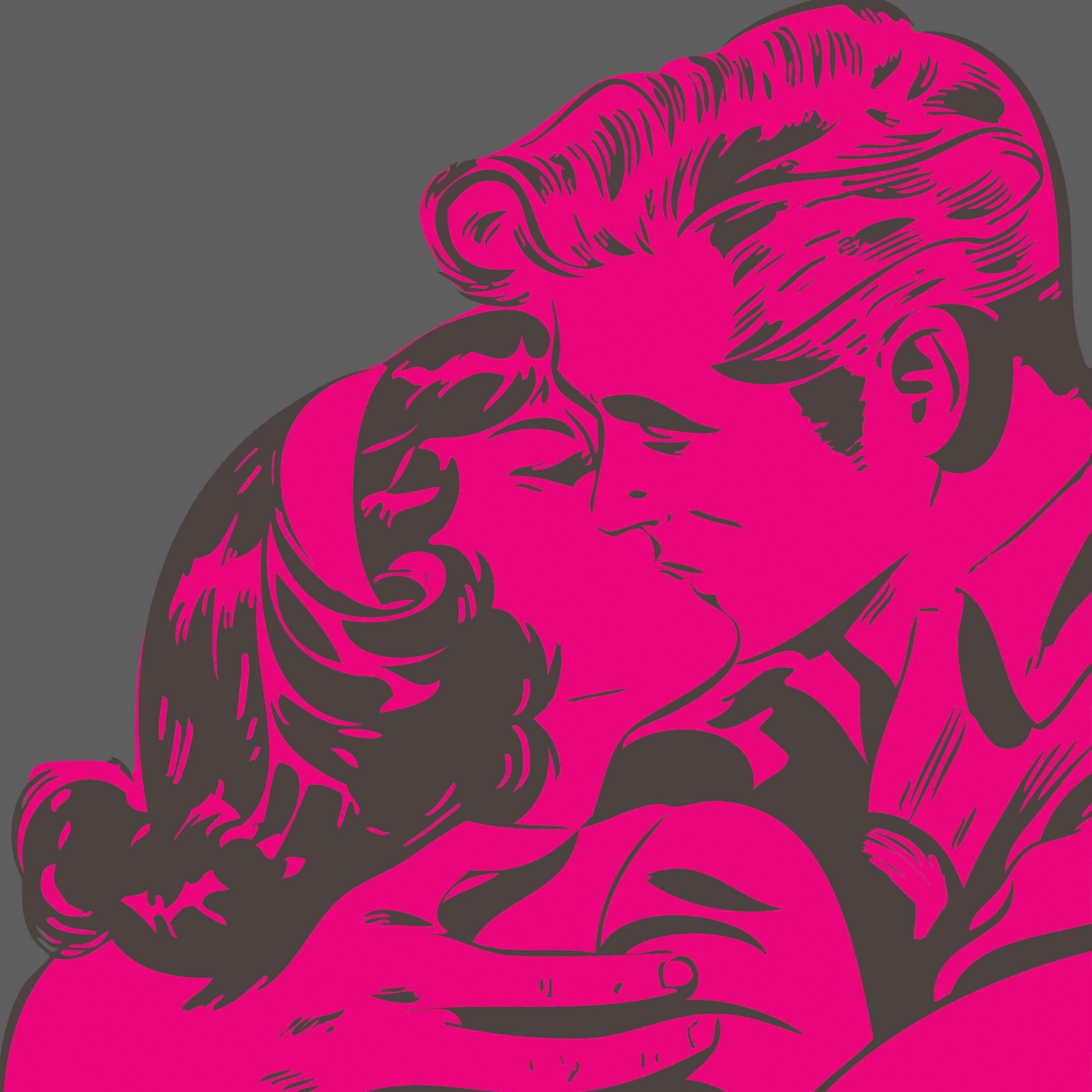 Marmont Hill "Kiss" Print on Canvas