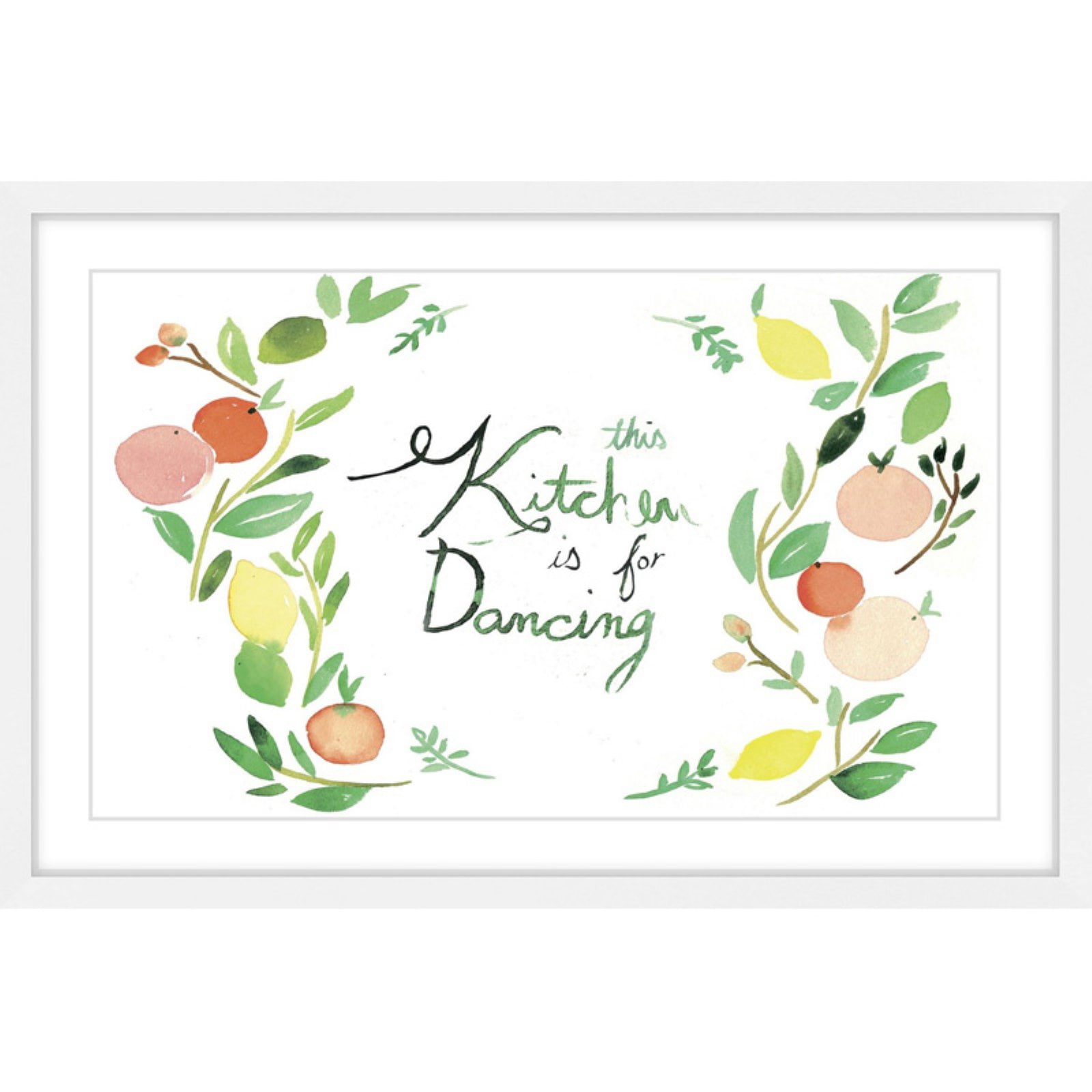 Marmont Hill "Kitchen Dancing" by Christine Lindstrom Framed Painting Print