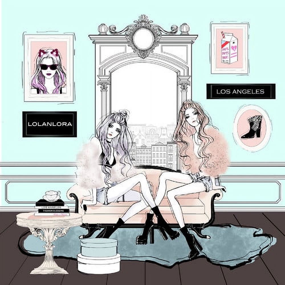 Marmont Hill "LA Shopping" by Loretta So Painting Print on Wrapped Canvas