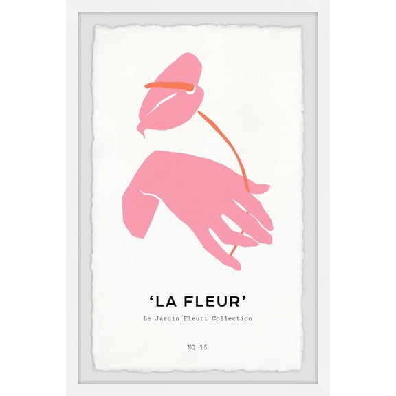 Marmont Hill La Fleur No 15 Framed Painting Print