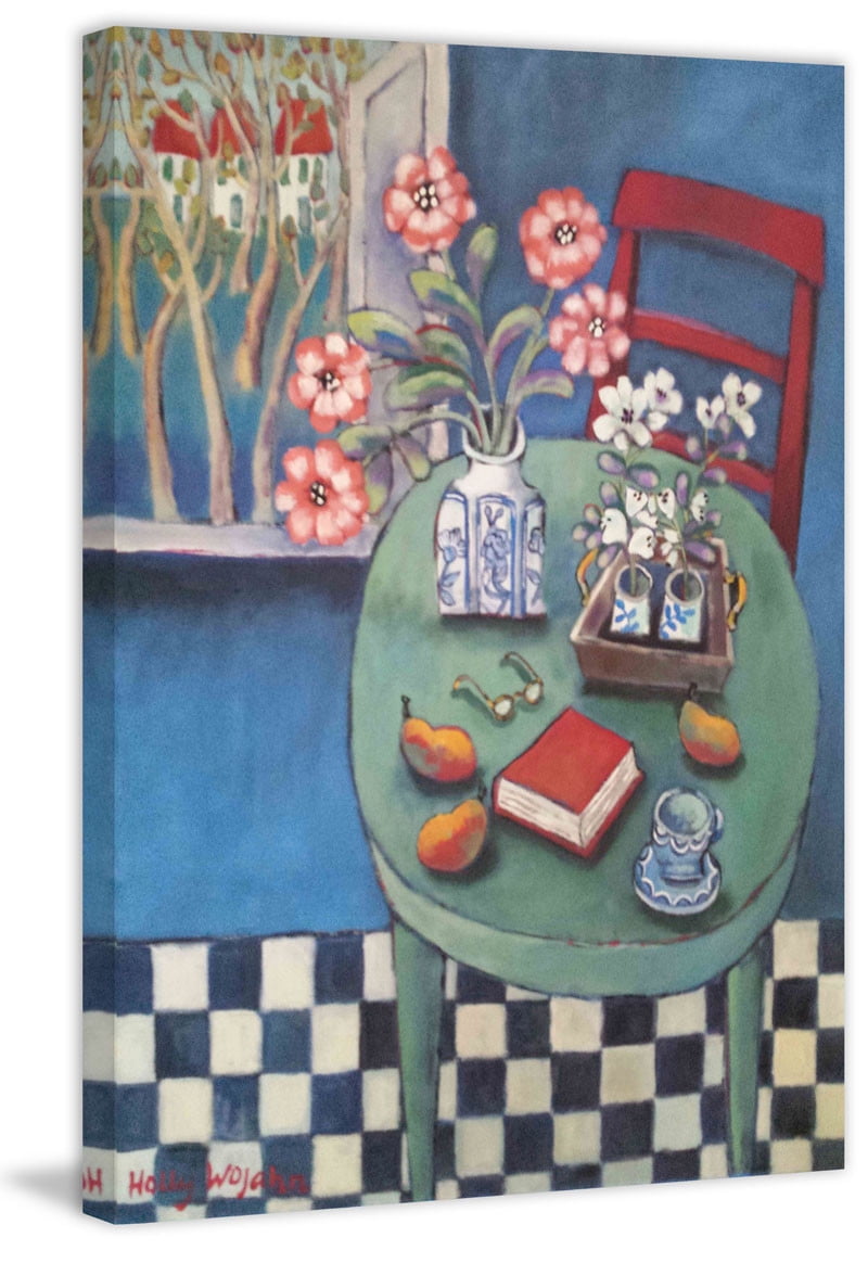 Marmont Hill "Latable En Vert" Painting Print on Canvas