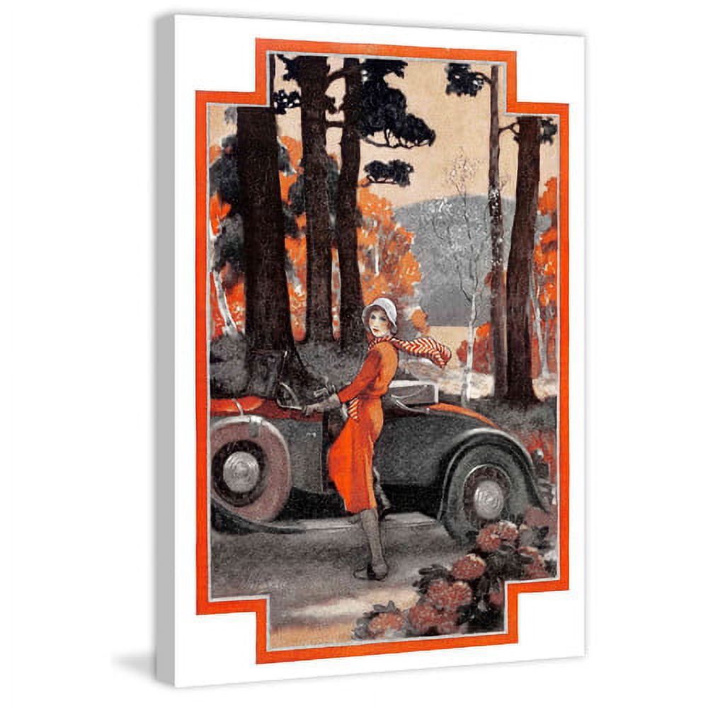 Marmont Hill "Lady in Orange" Painting Print on Canvas